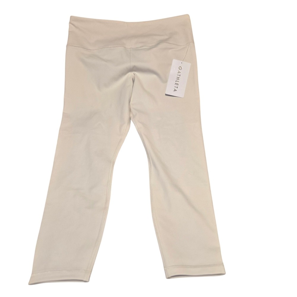 Athleta Ultra High Rise Elation 7/8 Tight Leggings Athletic Beige‎ L